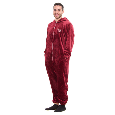 Snuggs Blanket Onesie Dark Red هلال رمضان